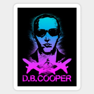 DBCooper - Purple Sticker